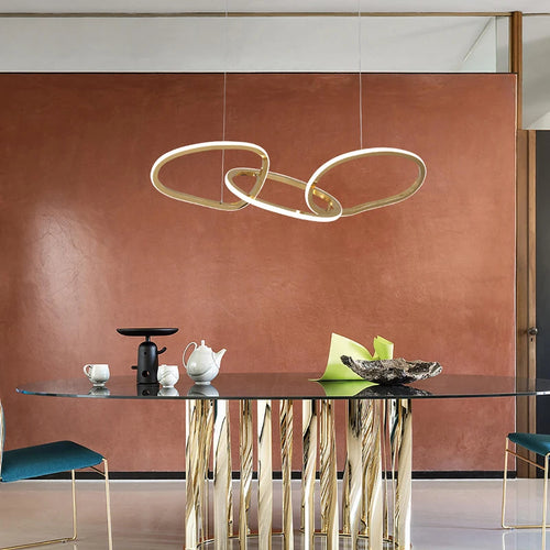 Modern LED ceiling pendant light for decorative interiors - vue 4 sur 9