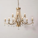 Gold crystal chandelier modern high-end lighting