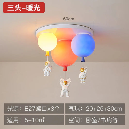 Decorative nordic pendant light for children’s room with playful design - vue 11 sur 22