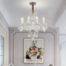 Gold crystal chandelier for elegant interior decoration