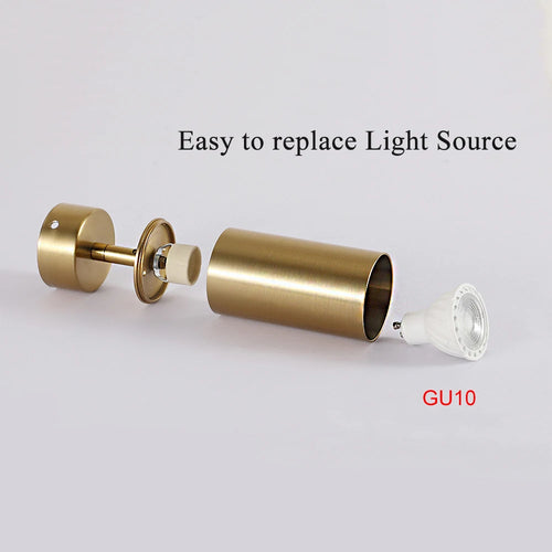360° rotatable vintage LED ceiling spotlight, replaceable - vue 2 sur 19