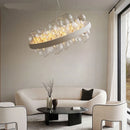 modern design clear glass chandelier for interior decoration