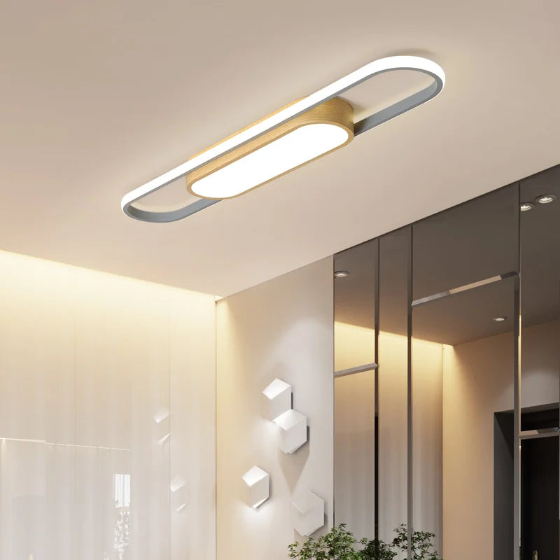 Simple and modern long strip LED ceiling light