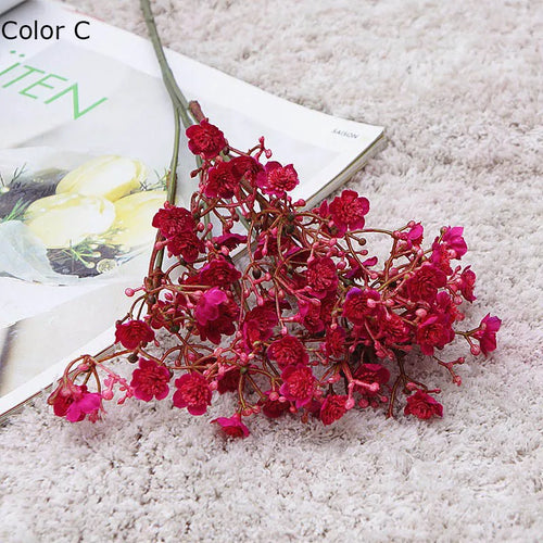 Autumn gypsophila branch for DIY wedding decoration - vue 15 sur 16