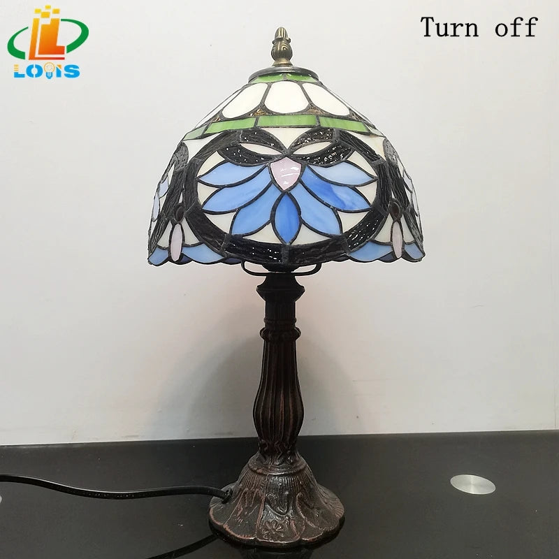 Mediterranean style heart-shaped table lamp - vue 5 sur 5
