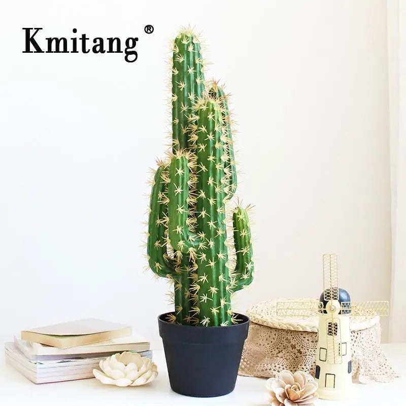 Artificial tropical cactus indoor plastic succulent decor
