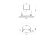 Barganne modern recessed LED spotlight