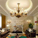 Luxury crystal chandelier for a minimalist ambience