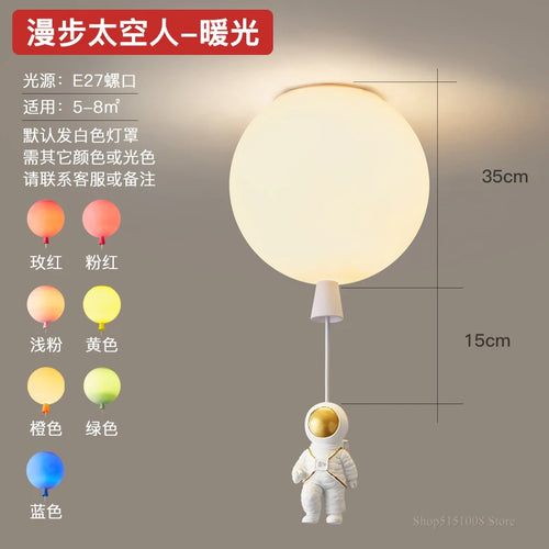 Decorative nordic pendant light for children’s room with playful design - vue 16 sur 22