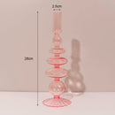 Classic retro glass candle holders for wedding and home decoration