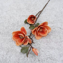 Artificial silk magnolia flower for elegant decoration