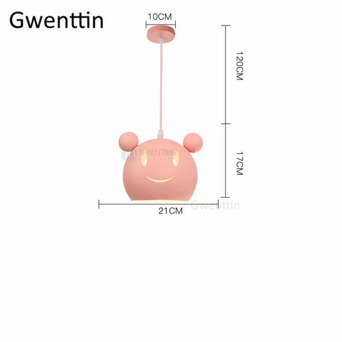 Nordic children's pendant light modern decorative design - vue 15 sur 18