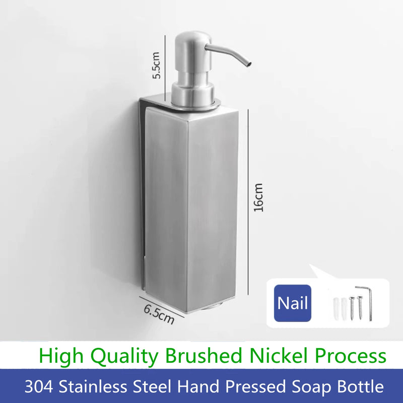 stainless steel bottle for lotion and shower gel