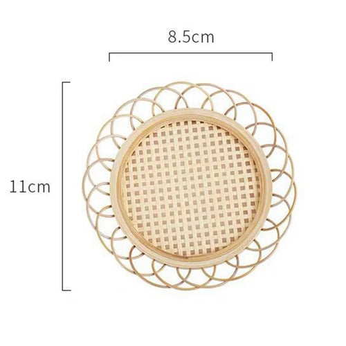 handwoven basket for fruit and vegetables storage and picnic