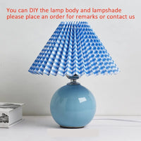 Korean pleated table lamp