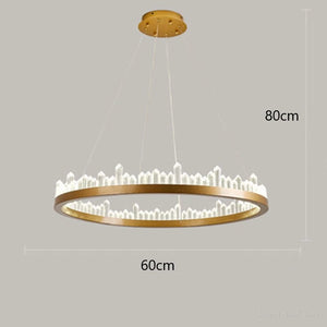 suspension en cristal moderne pour décoration intérieure élégante