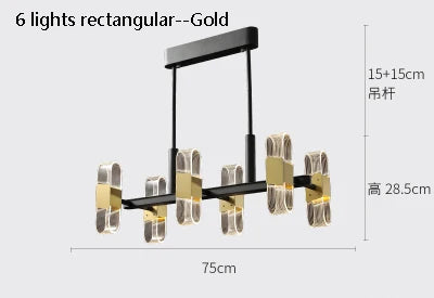 Luxury designer chandelier for elegant Nordic lighting - vue 16 sur 17