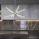 Modern aluminium pendant light for bar and kitchen