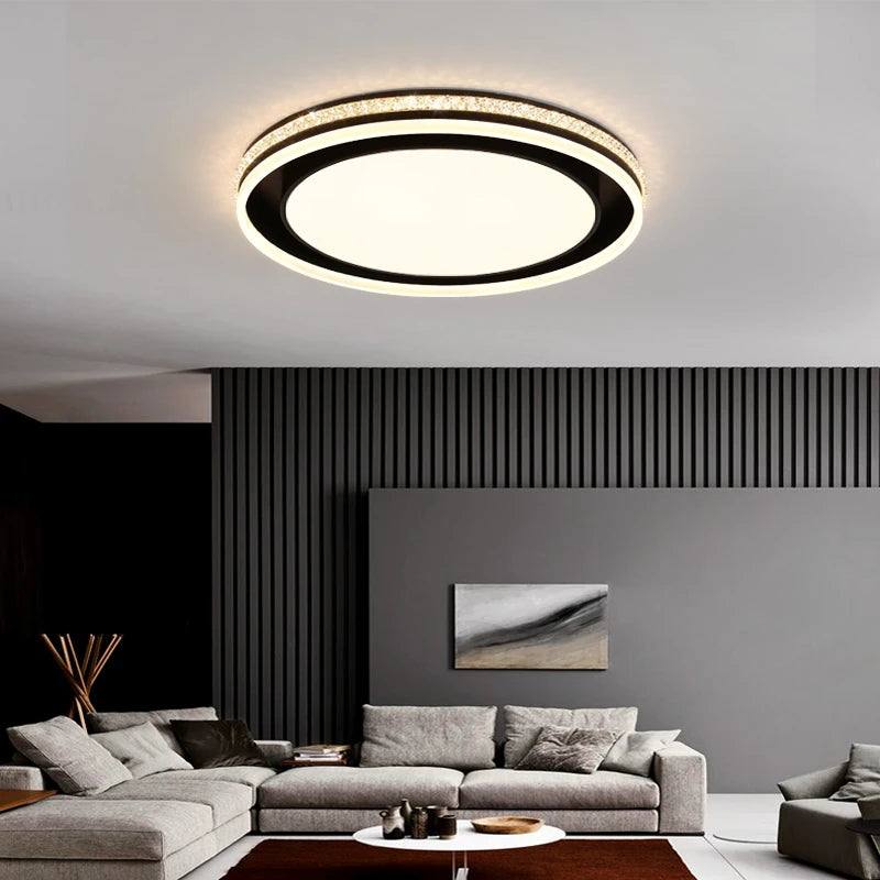 Round LED ceiling light for versatile indoor lighting