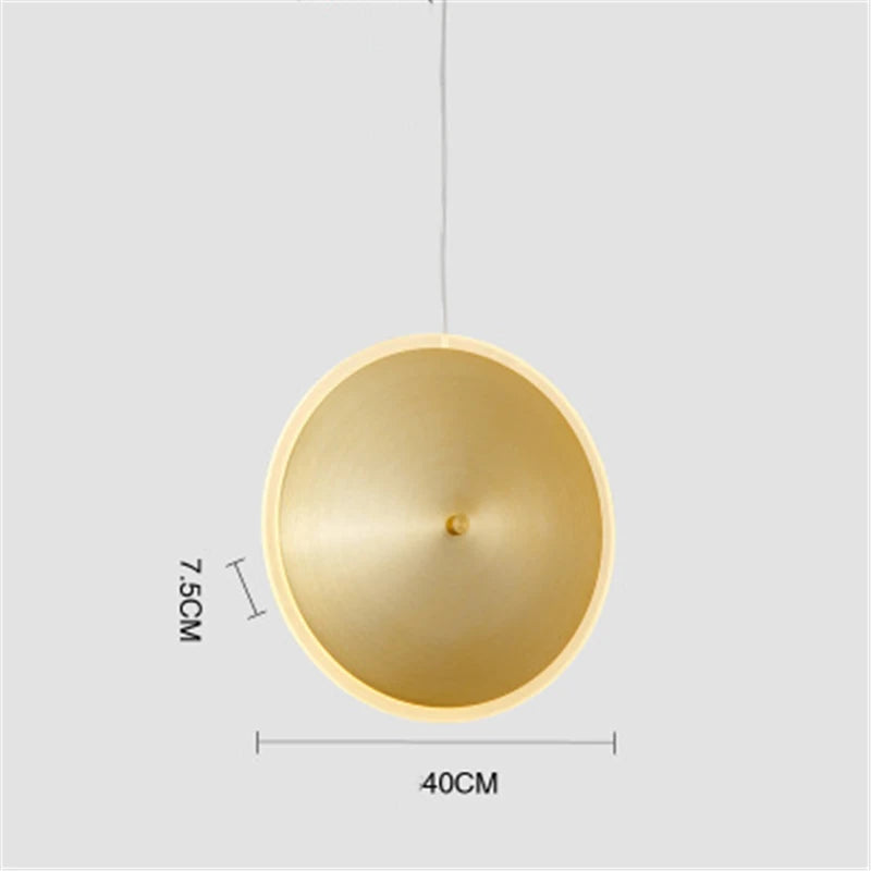 suspension nordique créative en métal pour intérieur moderne - vue 6 sur 8