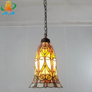 Retro rattan chandelier for indoor and outdoor decoration