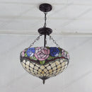 Modern tiffany style chandelier for café, bar and restaurant