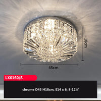 Luxurious modern crystal LED chandelier