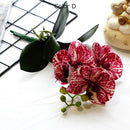 Mini artificial orchid branch for wedding and home decoration