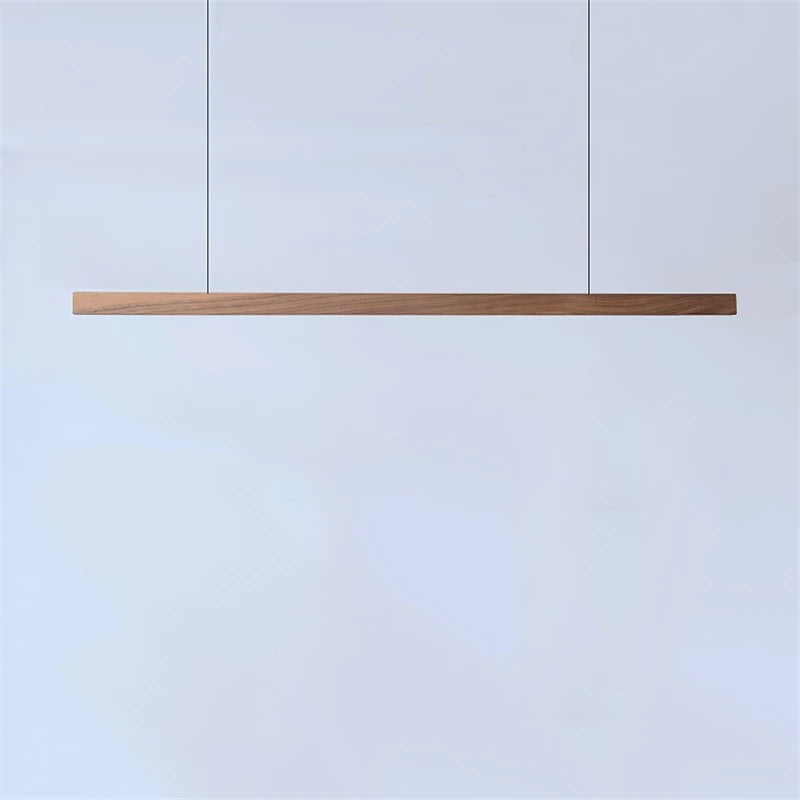 Suspension led en bois de style nordique idéale pour restaurant ou bureau