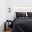 Modern nordic designer glass and mirror decorative wall light