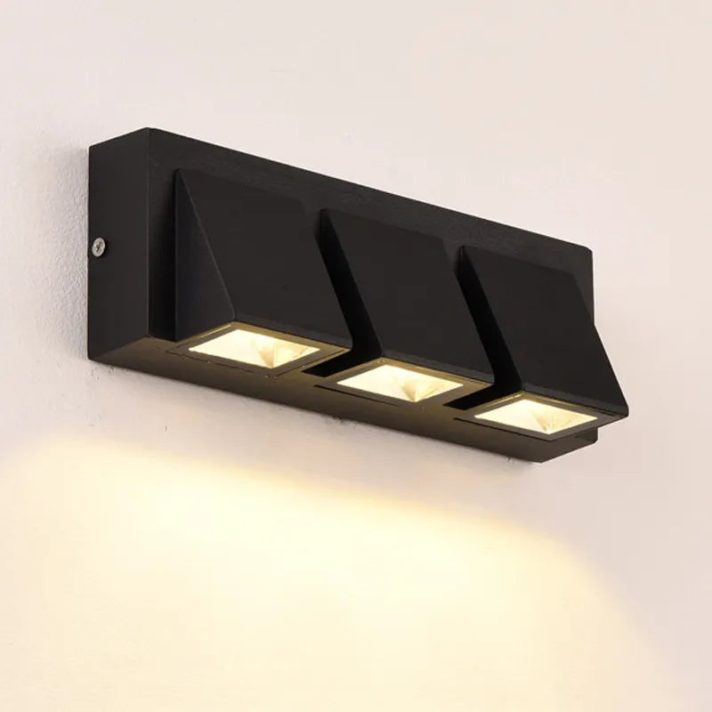Waterproof LED wall light for outdoor and indoor garden, porch, bedroom, stairs