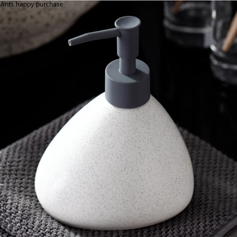 ceramic bottle for lotion, soap and shower gel