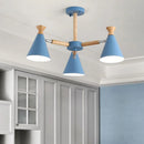 Nordic wooden pendant light for interior decor