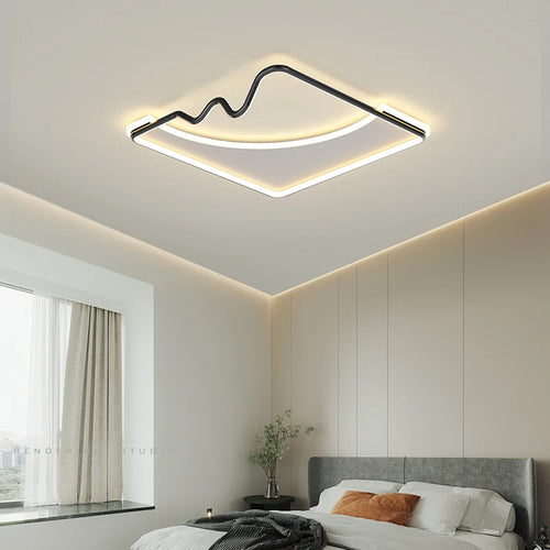 Decorative LED ceiling light for a modern and elegant interior - vue 5 sur 15