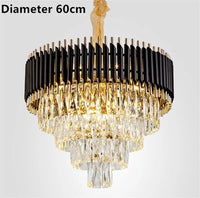Modern crystal pendant chandelier for elegant interiors