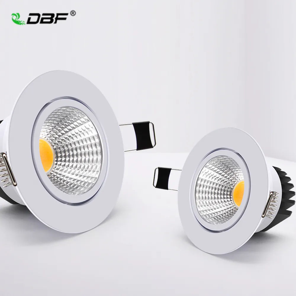Super bright recessed LED dimmable downlight COB