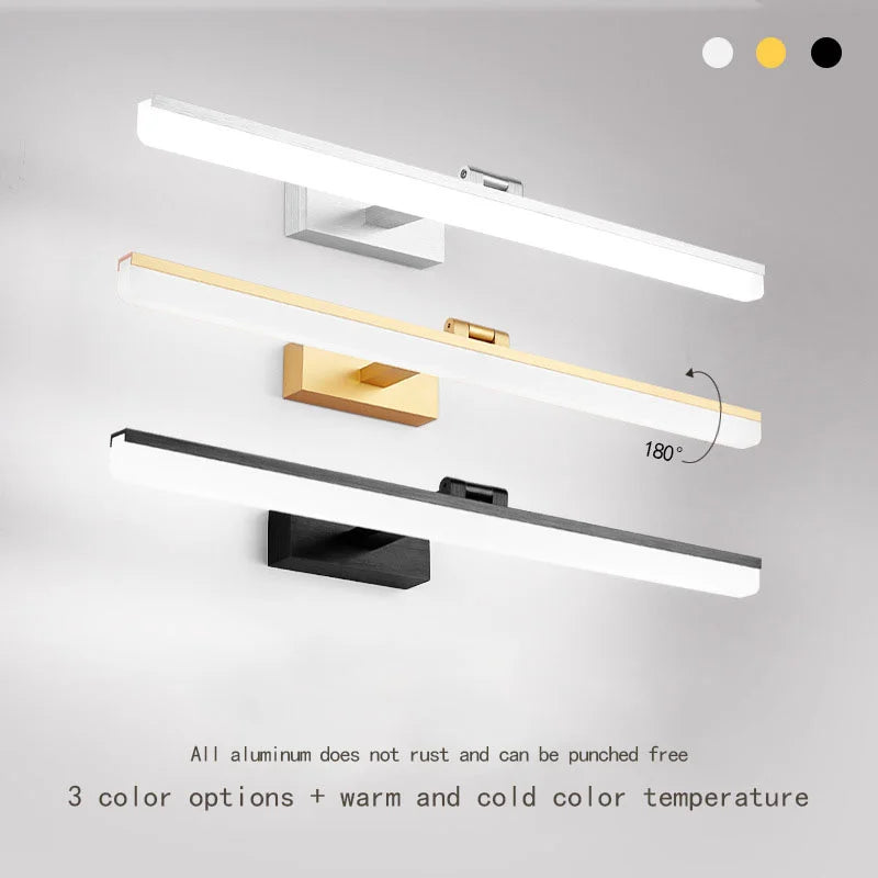 Moisture-resistant vanity mirror wall light - vue 5 sur 8