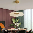 Modern simple LED lotus leaf pendant light nordic style dimmable