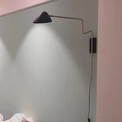 Modern 360 degree rotatable wall light for interior decoration - vue 9 sur 9