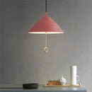 Simple macaron designer pendant light with pull switch