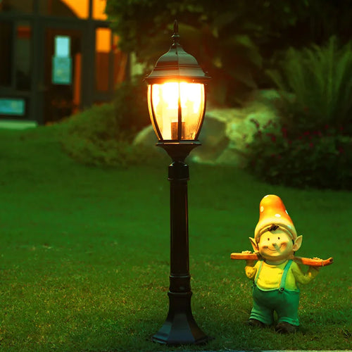 lampe de rue décorative étanche pour extérieur jardin parc villa - vue 10 sur 10