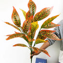 Large artificial tropical plant with leaves for indoor decoration