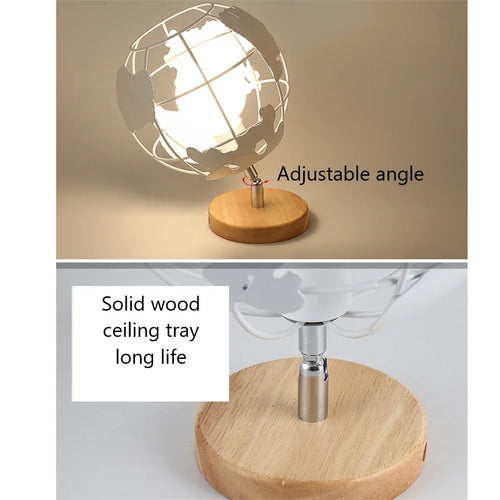 Modern nordic simple LED ceiling light in iron triangle - vue 5 sur 18