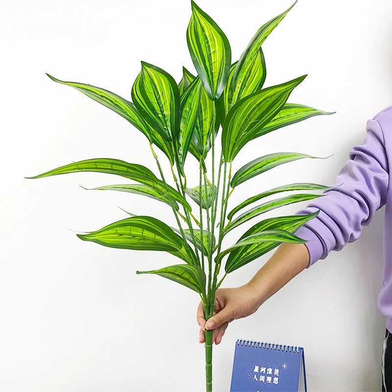 Large artificial monstera tropical tree for indoor and garden decoration - vue 9 sur 13