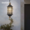 Waterproof outdoor retro vintage LED wall light