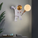 Nordic LED astronaut moon wall light for bedroom, kitchen, study, hallway