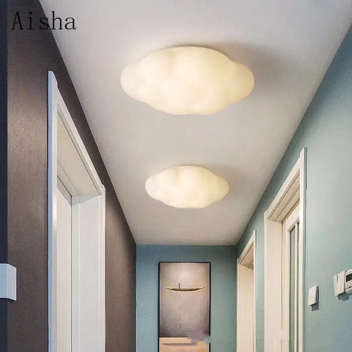 Cloud LED ceiling light decorative indoor lighting - vue 3 sur 7