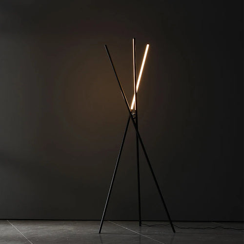 Modern nordic designer LED floor lamp for interior decoration - vue 2 sur 7