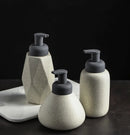 ceramic soap dispenser pressing foam for bathroom