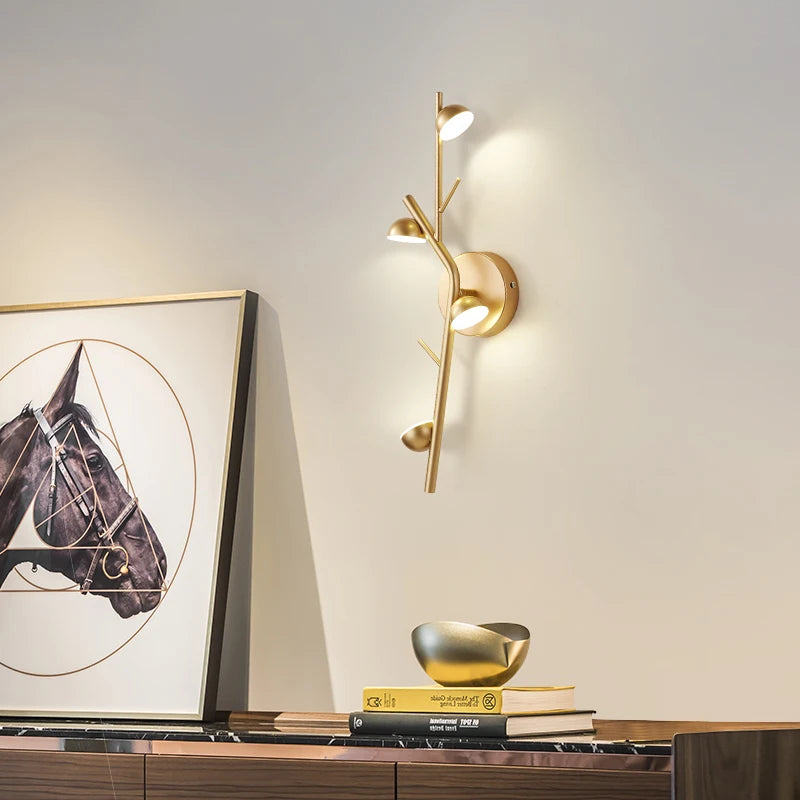 Modern and creative LED wall light for indoor decoration - vue 3 sur 8